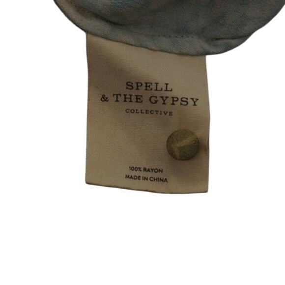 Spell And the Gypsy Floral Dress Fringe Botton - Picture 7 of 7